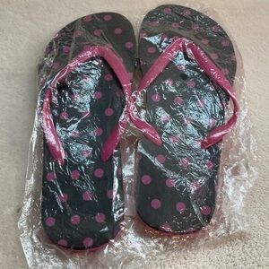 Black and Pink Sandals with Stylish Design